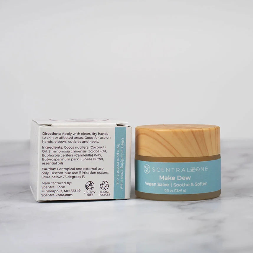 Vegan Salve – Natural Balm for Dry & Cracked Skin – Scentral Zone