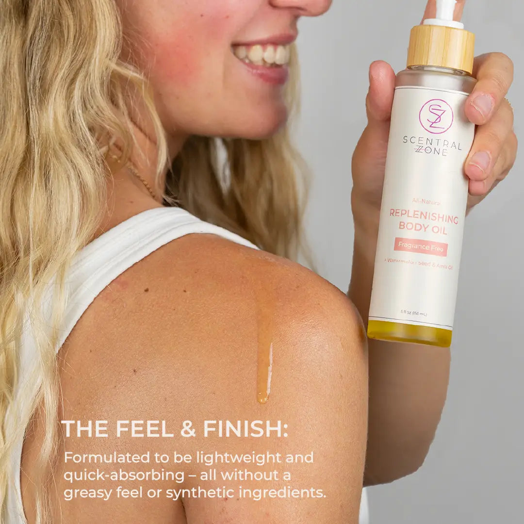 Replenishing Body Oil, Fragrance Free image 4